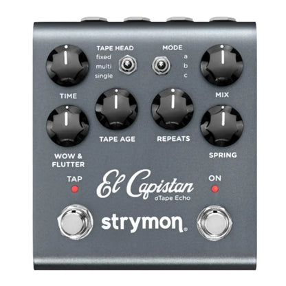 Strymon El Capistan V2 Tape Delay Pedal with MIDI Control and Expression Input