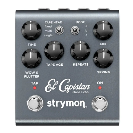 Strymon El Capistan V2 Tape Delay Pedal with MIDI Control and Expression Input