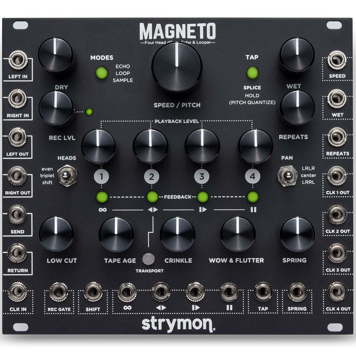 Strymon Magneto - Four Head dTape Echo and Looper Eurorack Module