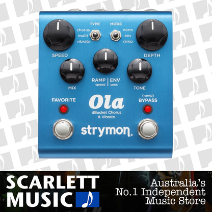 Strymon Ola Chorus/Vibrato Effects Pedal — view 2