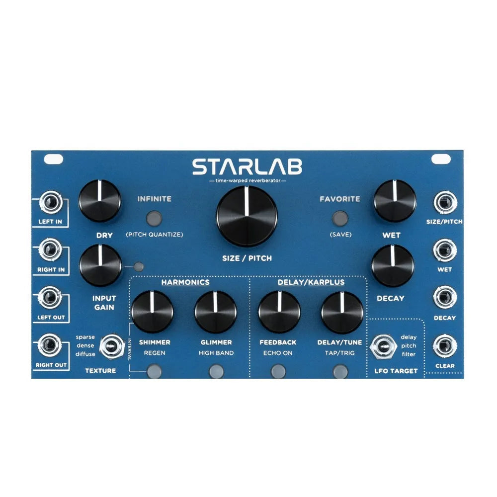 Strymon Starlab Experimental Reverb - Three Reverb Types, Delay/Karplus Synthesis, LFO Modulation, Stereo I/O, USB Firmware Updates — view 2