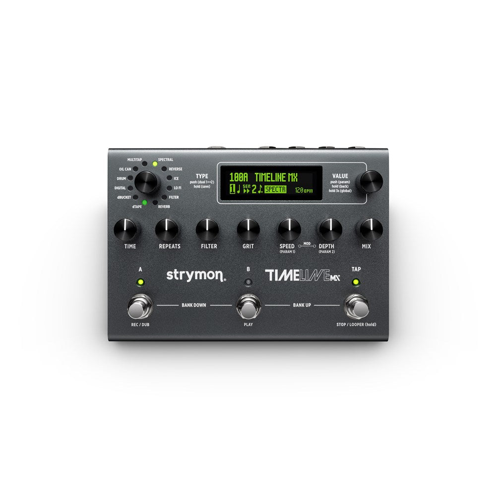 Strymon TimeLine MX Multi-Delay Workstation with Reverb, Stereo Looper & MIDI Control
