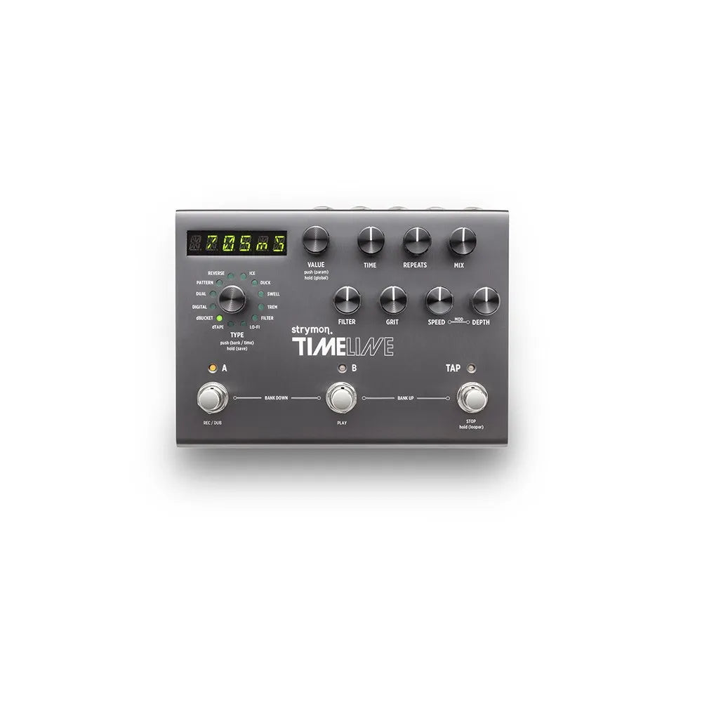 Strymon TimeLine Multi Delay Pedal with 12 Delay Machines, 200 Presets, MIDI Control, and 30-Second Looper — view 2