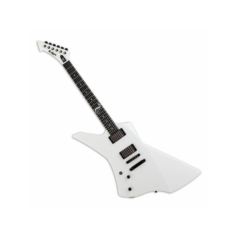 ESP James Hetfield Snakebyte Snow White Left-Handed Electric Guitar with Hardshell Case