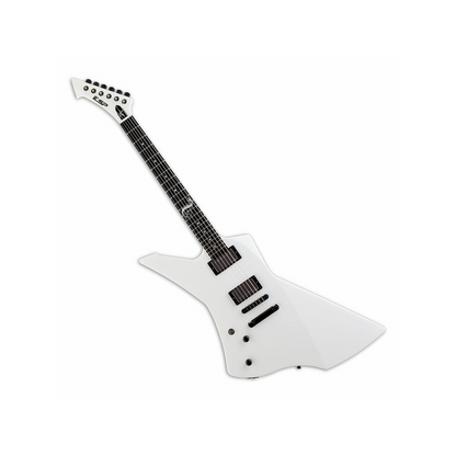ESP James Hetfield Snakebyte Snow White Left-Handed Electric Guitar with Hardshell Case