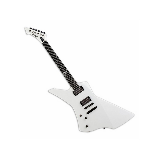 ESP James Hetfield Snakebyte Snow White Left-Handed Electric Guitar with Hardshell Case