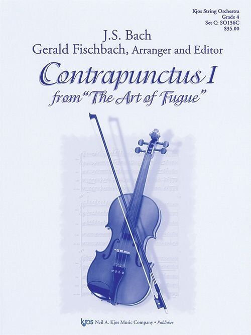 Contrapunctus I from Art of Fugue for String Orchestra by Neil A. Kjos Music Company