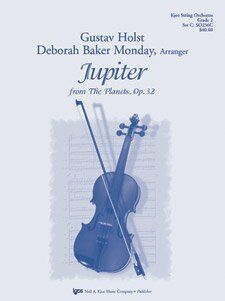 Jupiter Arr Monday String Orchestra Score and Parts