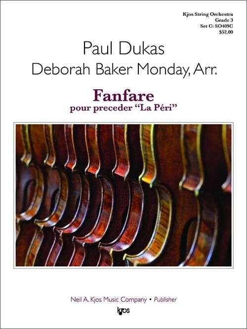 Fanfare pour Preceder la Peri for String Orchestra, GR 3, 39 Pages, Neil A. Kjos Music Company