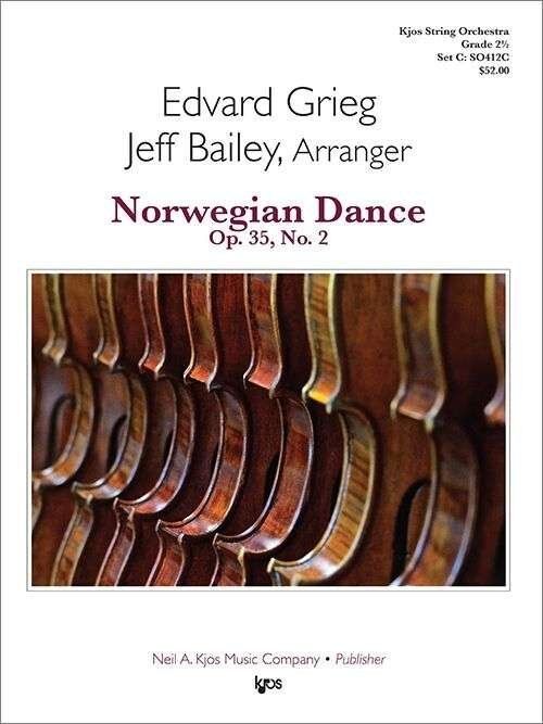 Norwegian Dance Op 35 No 2 for String Orchestra Grade 2.5