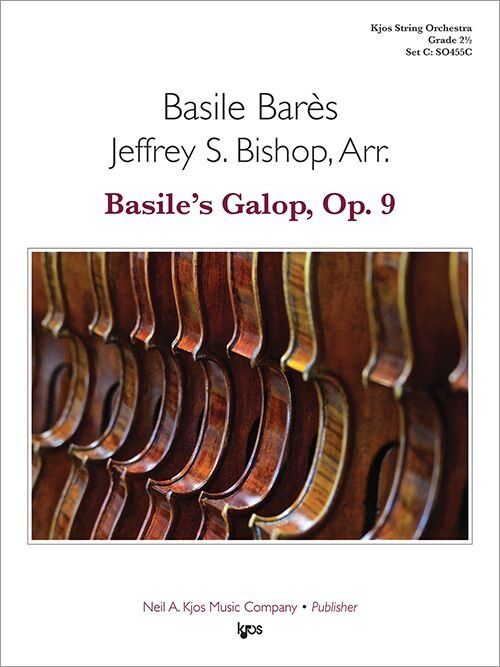 Basile's Galop Op 9 for String Orchestra - Score and Parts by Neil A. Kjos Music Company, 44 Pages