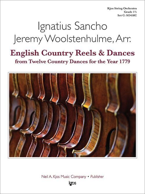 English Country Reels & Dances for String Orchestra - Score and Parts, Arranged by Jeremy Woolstenhulme, 80 Pages, Kjos Music Company