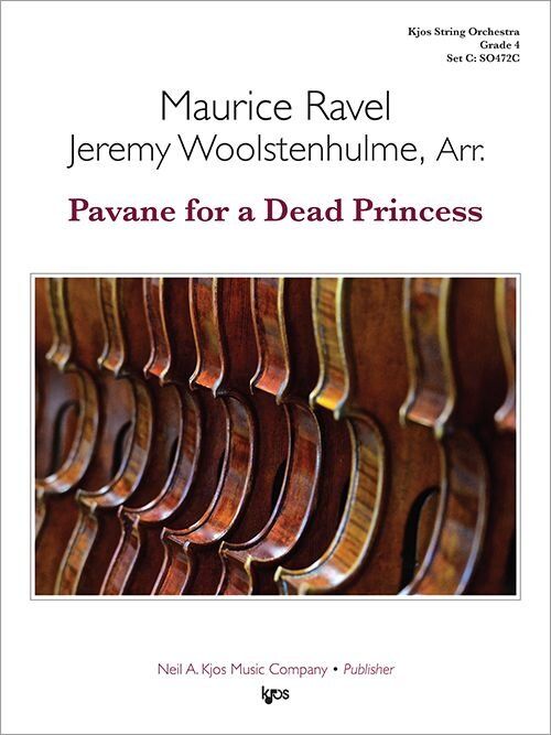 Pavane for a Dead Princess for String Orchestra, Arranged by Jeremy Woolstenhulme, 44 Pages, G Major, Neil A. Kjos Music Company