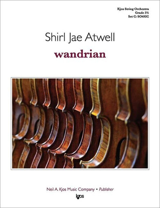 Wandrian for String Orchestra SO3.5 SC/PTS by Shirl Jae Atwell
