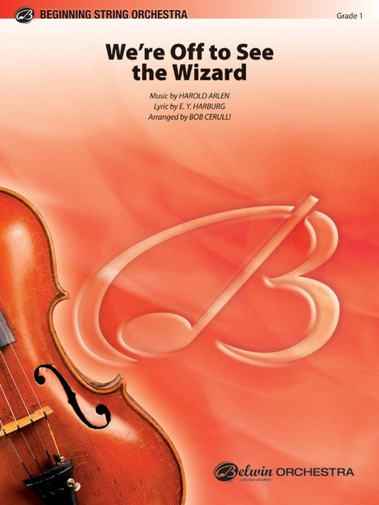 Were Off To See The Wizard String Orchestra Sheet Music Grade 1