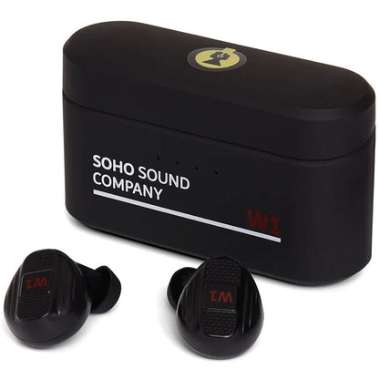 Soho W1 True Wireless Stereo Bluetooth Earbuds with Charging Case - Black — view 4