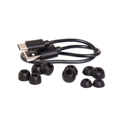 Soho W1 True Wireless Stereo Bluetooth Earbuds with Charging Case - Black — view 5