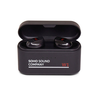 Soho W1 True Wireless Stereo Bluetooth Earbuds with Charging Case - Black