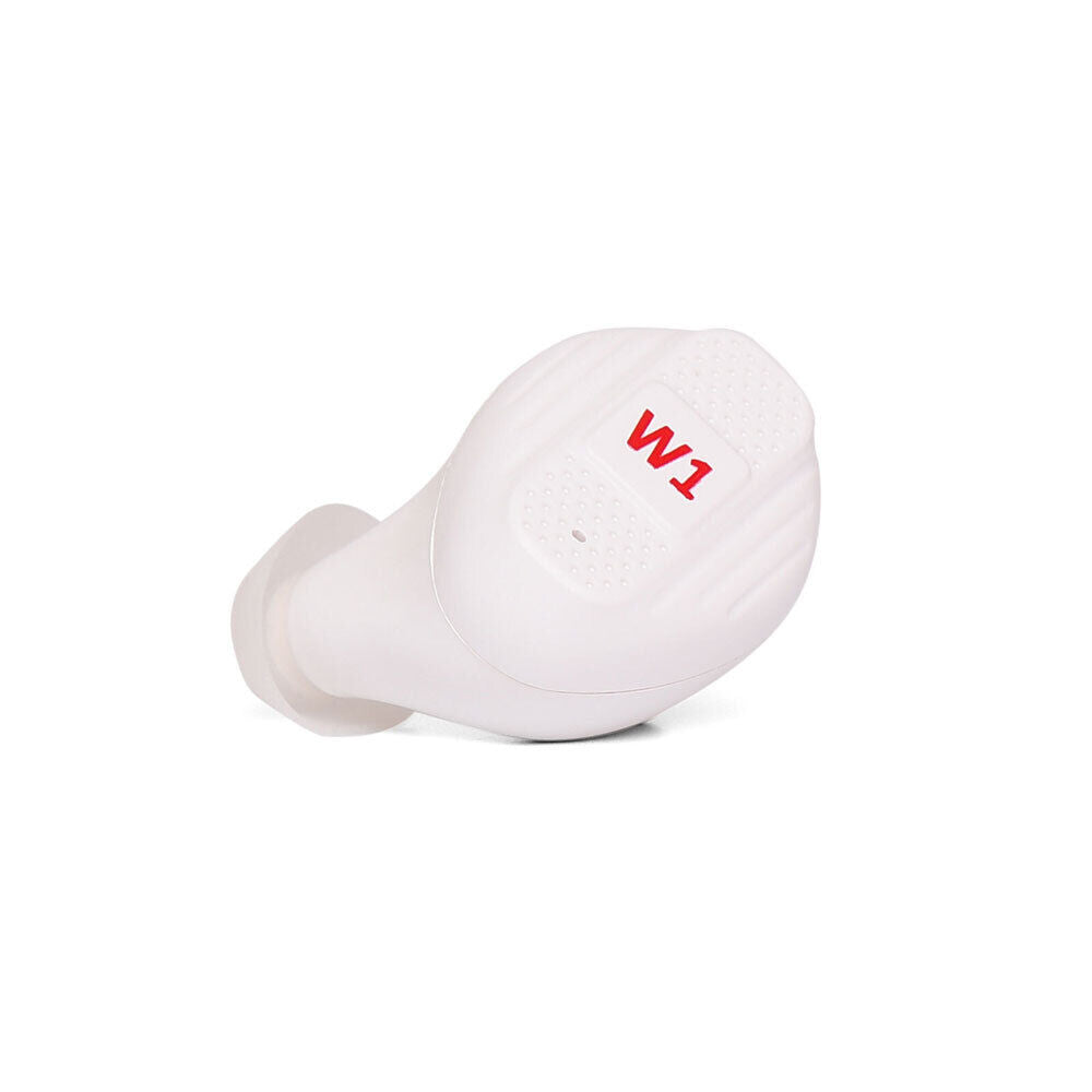 Soho W1 True Wireless Stereo Bluetooth Earbuds with Charging Case in White — view 2
