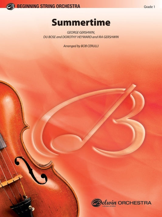 Summertime String Orchestra Sheet Music Grade 1
