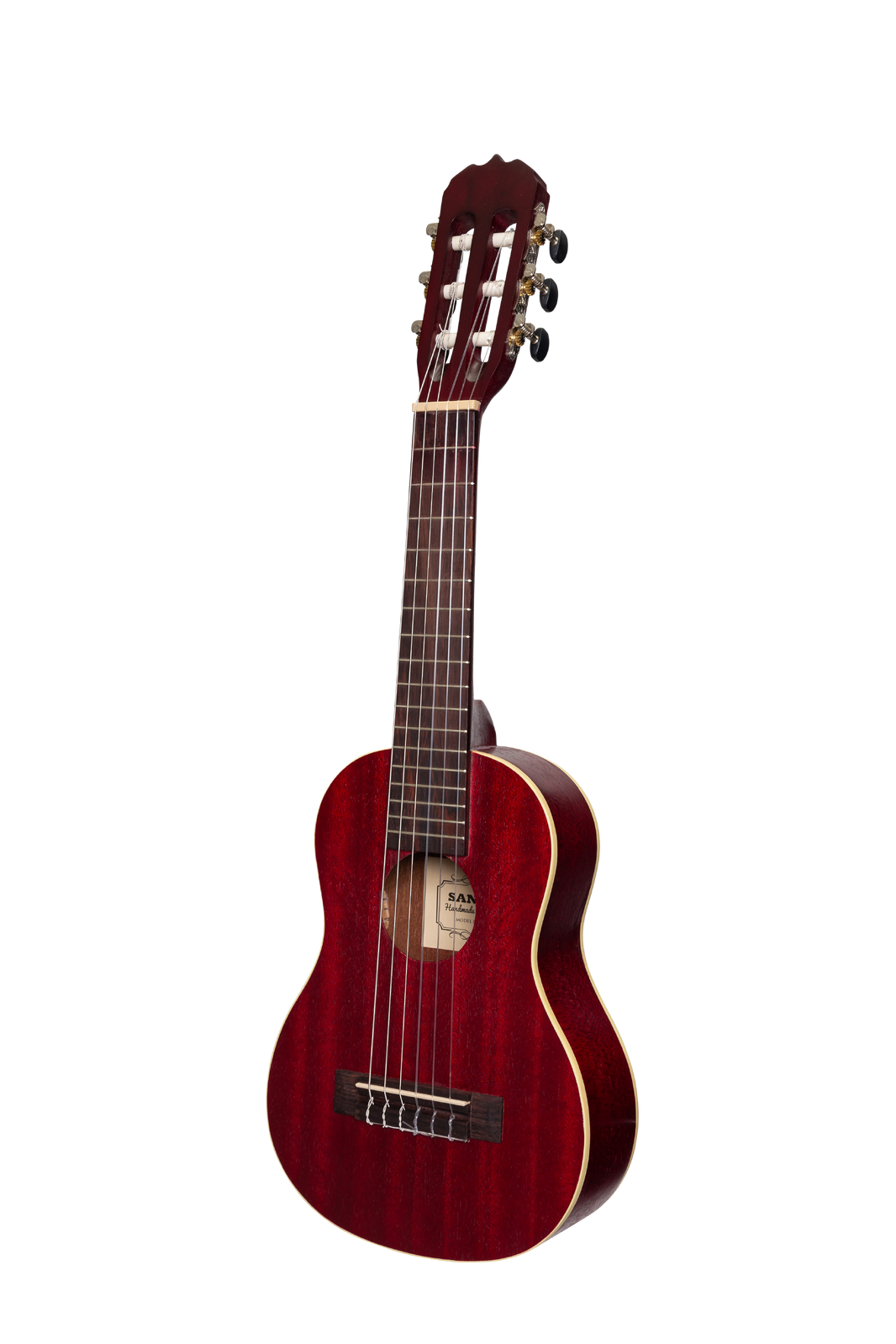Sanchez 1/4 Size Student Classical Guitar Pack - Wine Red with Gig Bag, Tuner, Picks, Strap, Model SP-C30-WRD — view 2