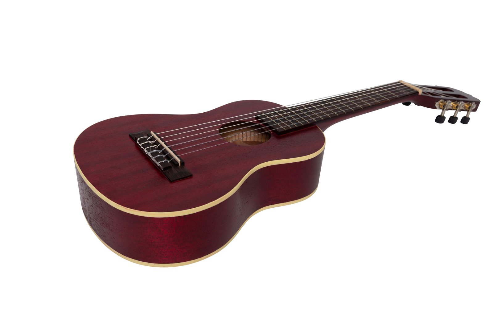 Sanchez 1/4 Size Student Classical Guitar Pack - Wine Red with Gig Bag, Tuner, Picks, Strap, Model SP-C30-WRD — view 4