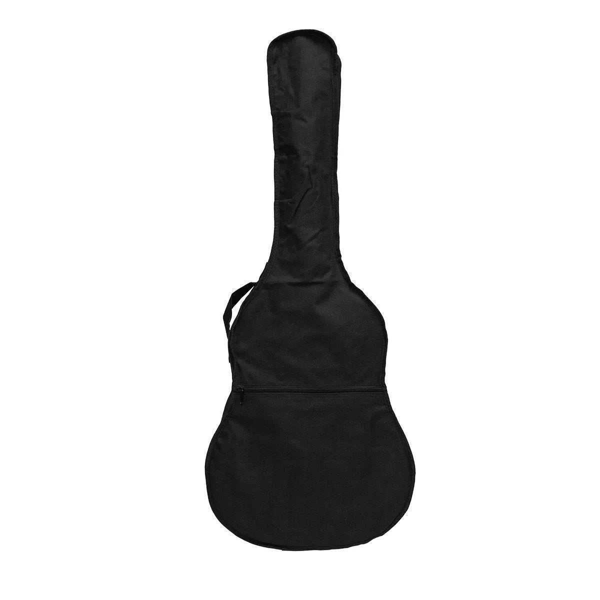 Sanchez 1/2 Size Student Classical Guitar Pack with Gig Bag, Tuner, Picks, and Strap - Natural Finish — view 5