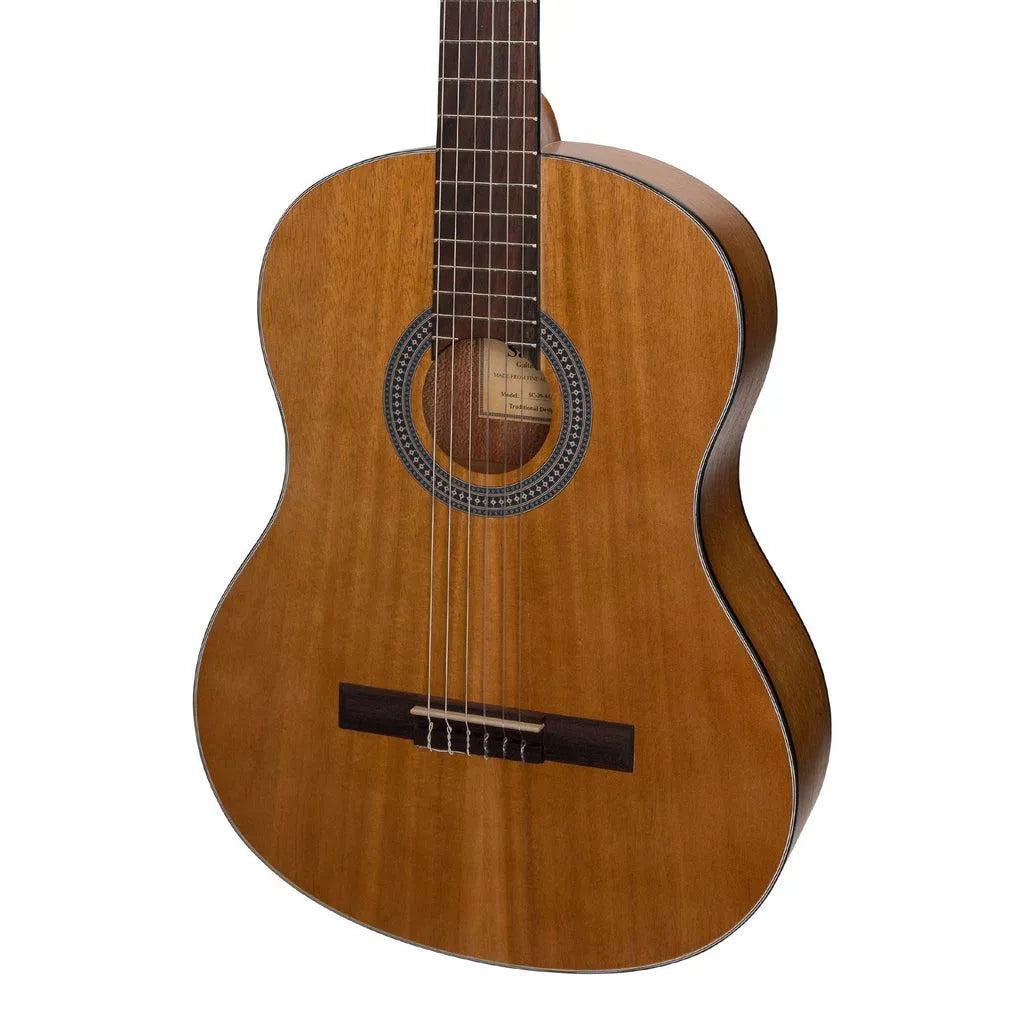 Sanchez Full-Size Student Classical Guitar Pack with Accessories (Acacia) — view 3