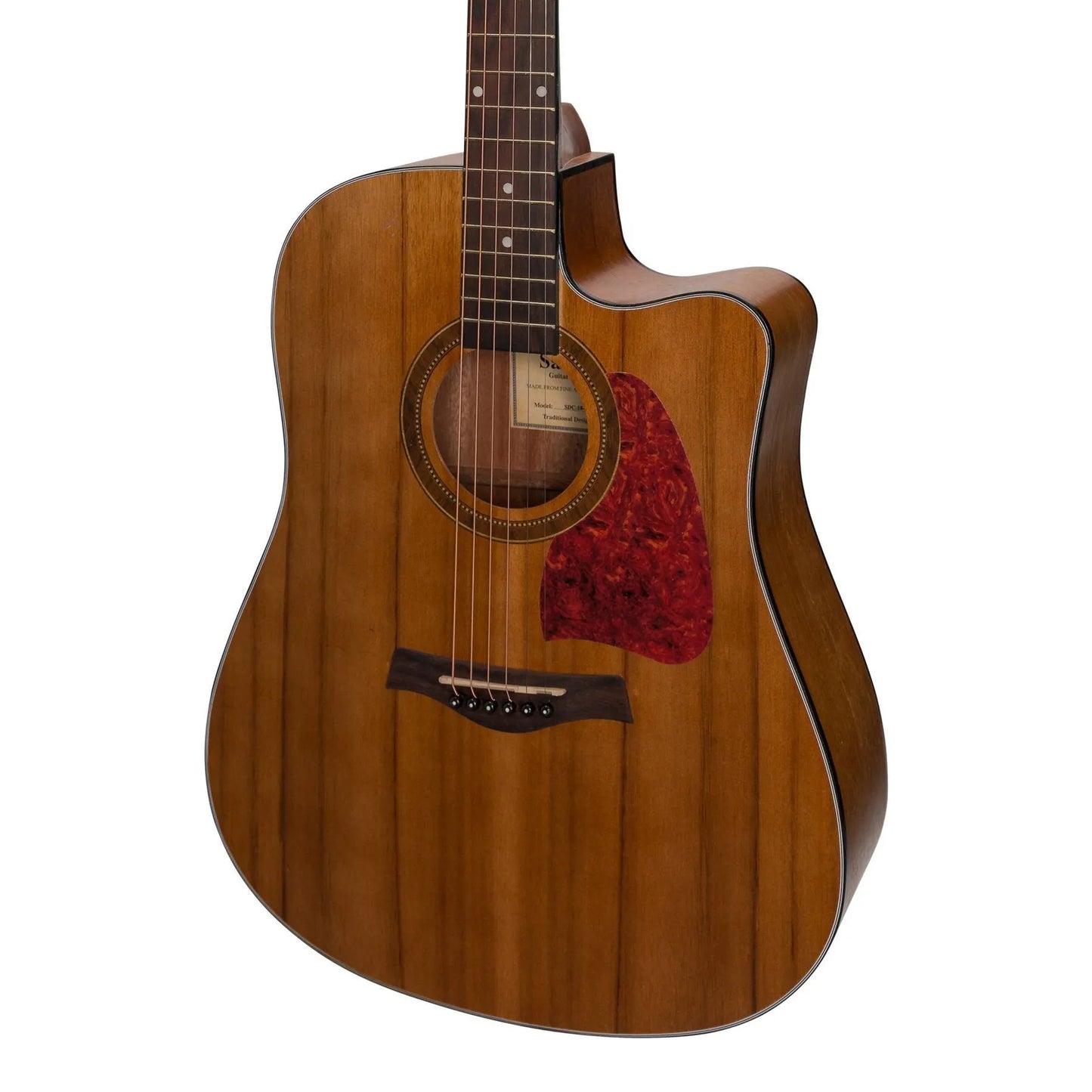 Sanchez SP-D4-ACA Acoustic-Electric Dreadnought Cutaway Guitar Pack with Accessories — view 4