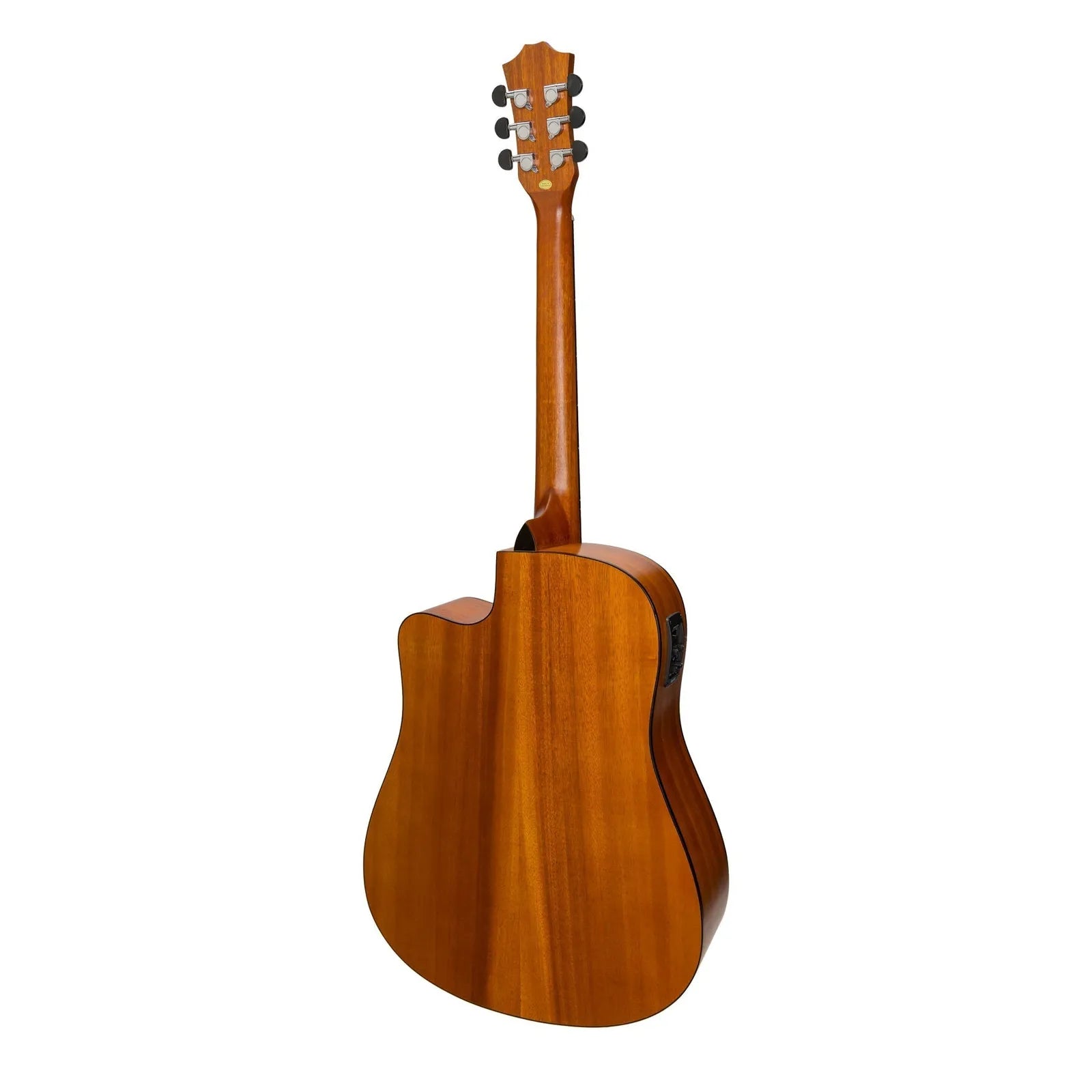 Sanchez SP-D4-KOA Acoustic-Electric Dreadnought Cutaway Guitar Pack with Gig Bag, Cable, Picks, and Strap — view 3