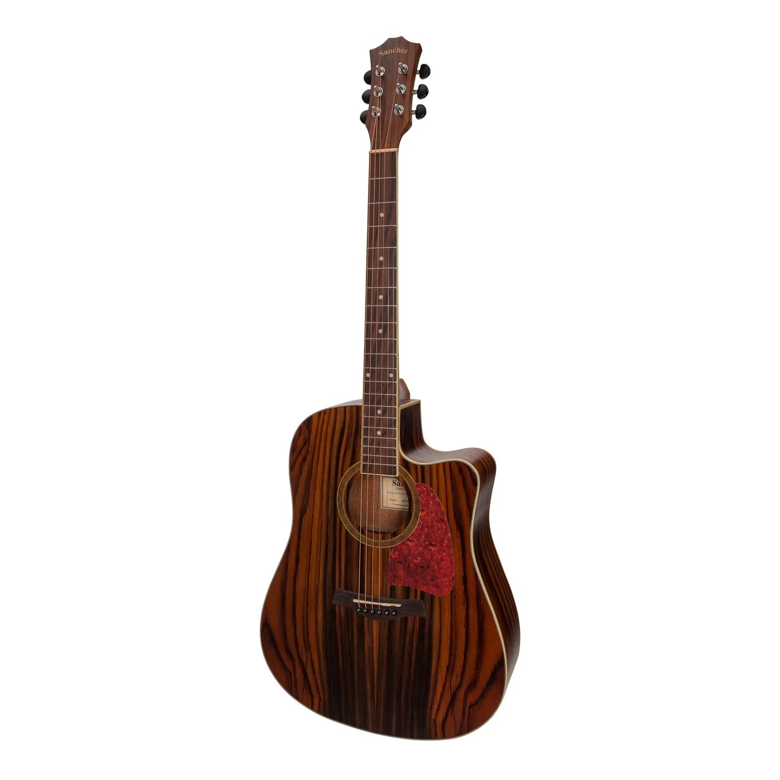 Sanchez SP-D4-RWD Acoustic-Electric Dreadnought Cutaway Guitar Pack with Accessories (Right-Handed, Natural Satin) — view 2