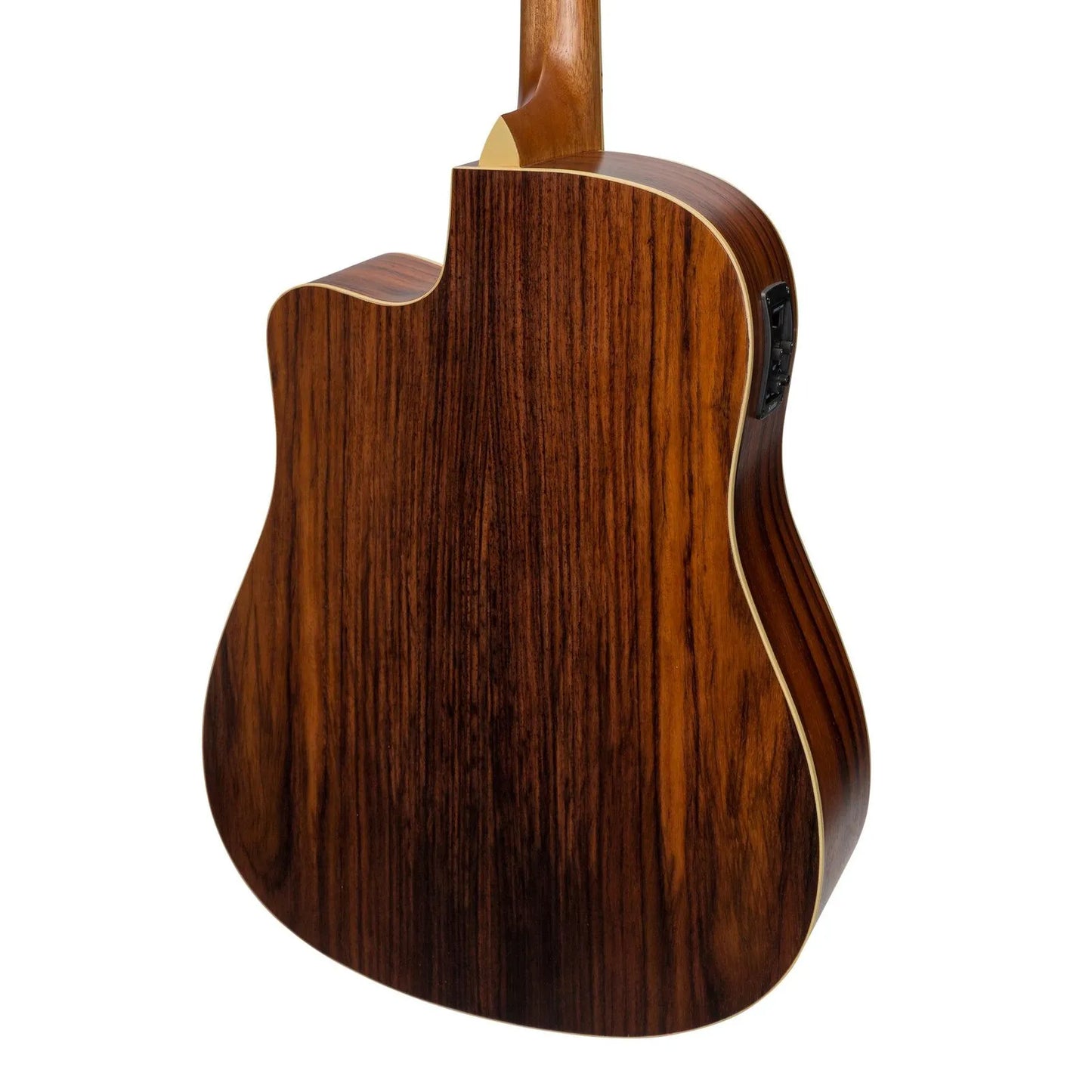 Sanchez Acoustic-Electric Dreadnought Cutaway Guitar Pack - Spruce/Rosewood with Gig Bag, Cable, Picks, and Strap — view 5