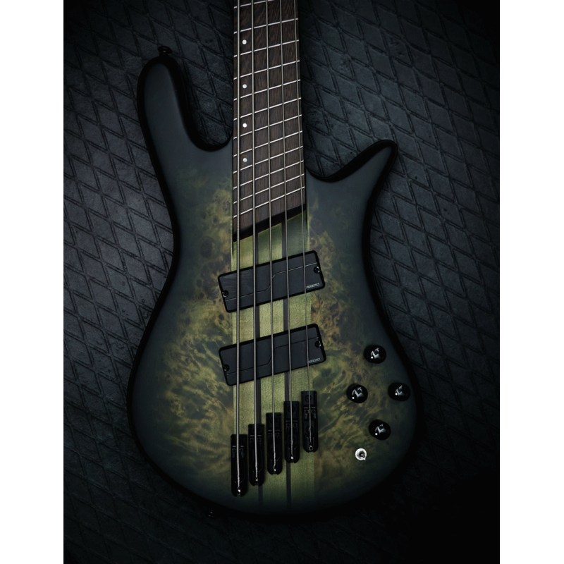 Spector Dimension M/S 5 Haunted Moss Matte Multi-Scale Electric Bass Guitar