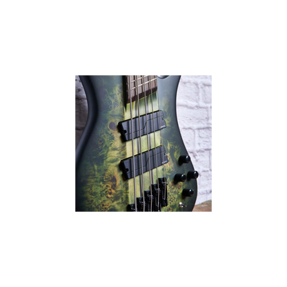 Spector Dimension M/S 5 Haunted Moss Matte Multi-Scale Electric Bass Guitar — view 4