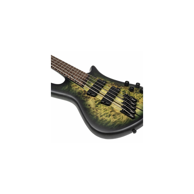 Spector Dimension M/S 5 Haunted Moss Matte Multi-Scale Electric Bass Guitar — view 3