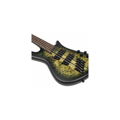 Spector Dimension M/S 5 Haunted Moss Matte Multi-Scale Electric Bass Guitar — view 3