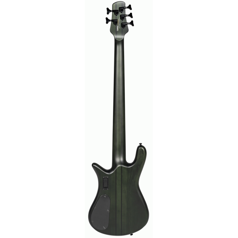 Spector NS Dimension 5 Multi-Scale Left-Handed Bass Guitar Haunted Moss Matte Fishman Electronics — view 2