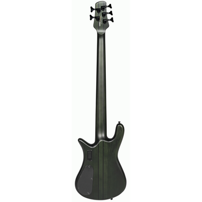 Spector NS Dimension 5 Multi-Scale Left-Handed Bass Guitar Haunted Moss Matte Fishman Electronics — view 2