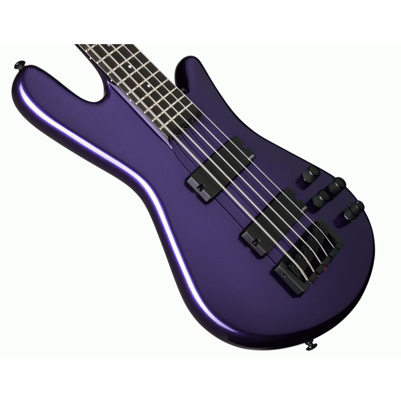 Spector NS Ethos 5 Bass Guitar - Plum Finish with EMG Pickups — view 2