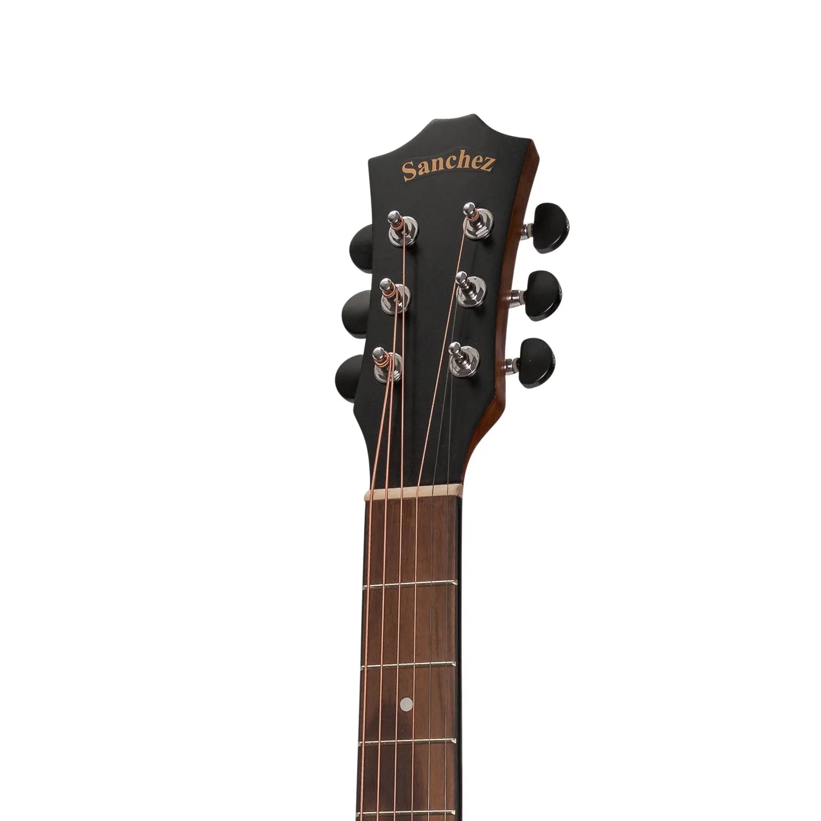 Sanchez Acoustic-Electric Small Body Guitar Pack with K2T Pickup System - Model SP-F2ET-KOA — view 6