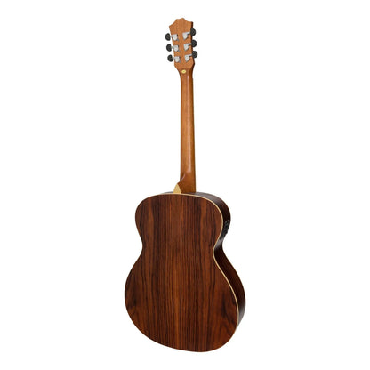 Sanchez Acoustic-Electric Small Body Guitar Pack SP-F2ET-RWD with K2T Pickup, Natural Satin Finish, Includes Gig Bag, Picks, and Strap — view 3