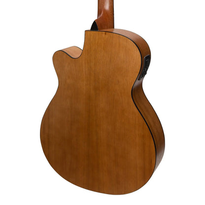 Sanchez Acoustic-Electric Small Body Cutaway Guitar Pack - Acacia Natural Satin — view 5