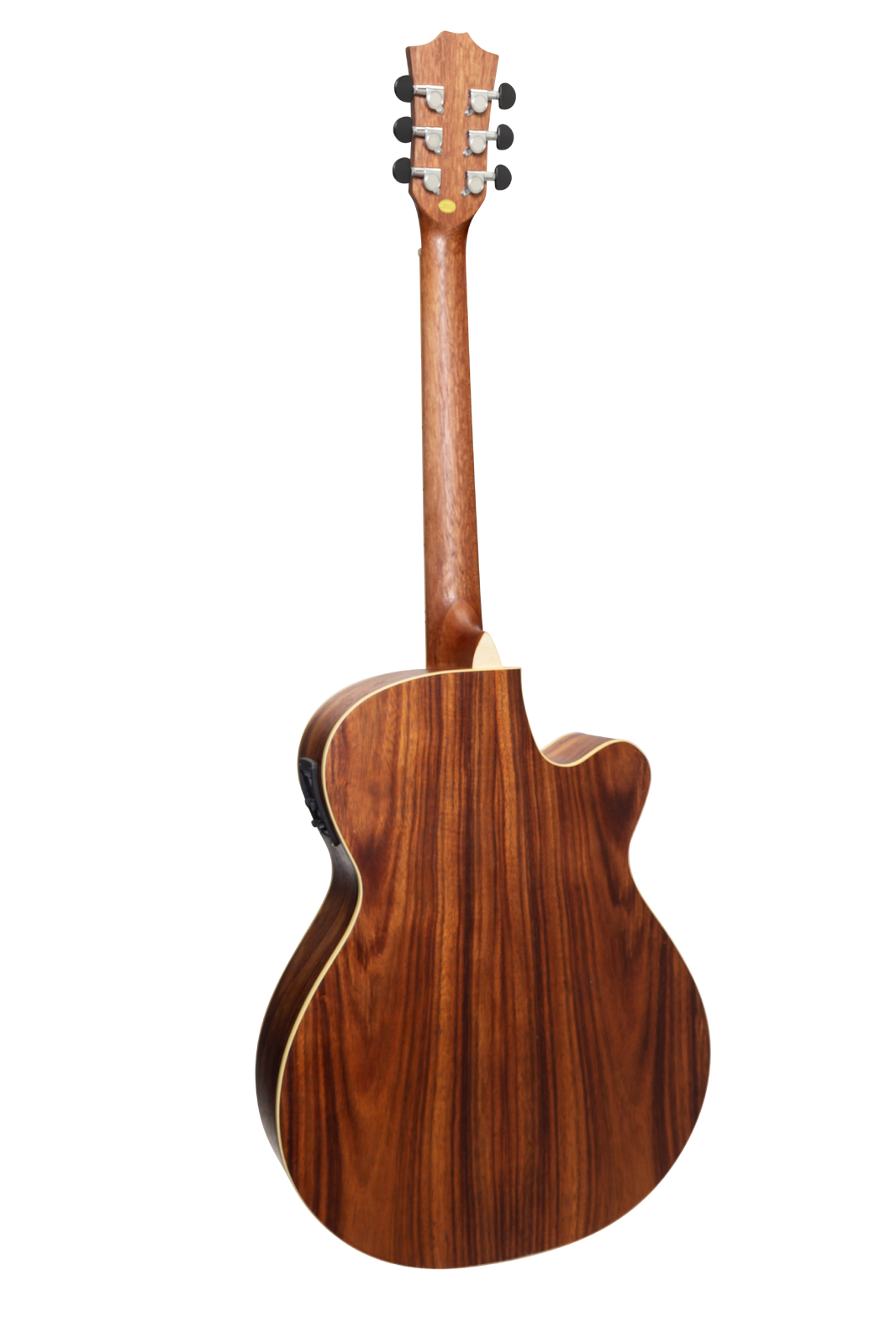 Sanchez Left Handed Acoustic-Electric Small Body Cutaway Guitar Pack with Gig Bag, Picks, and Strap - Model SP-F4L-RWD — view 3