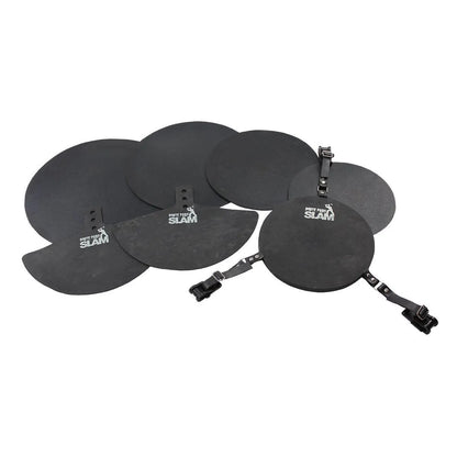 Slam SP-FMP2 Fusion 7-Piece Drum Kit Mute Pad Set