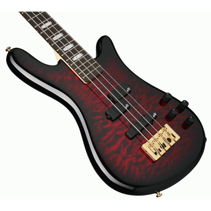 Spector NS-2 Bolt-On Bass Guitar Black Cherry Gloss — view 2