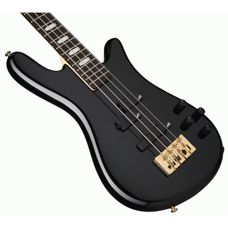 Spector NS Icon Bolt-On Bass Guitar - Black Gloss — view 2