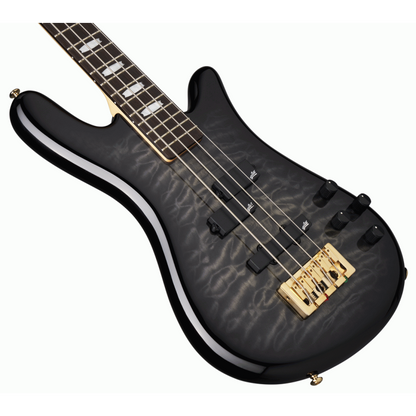 Spector NS Icon Bolt-On Bass Guitar - Black Stain Gloss — view 2