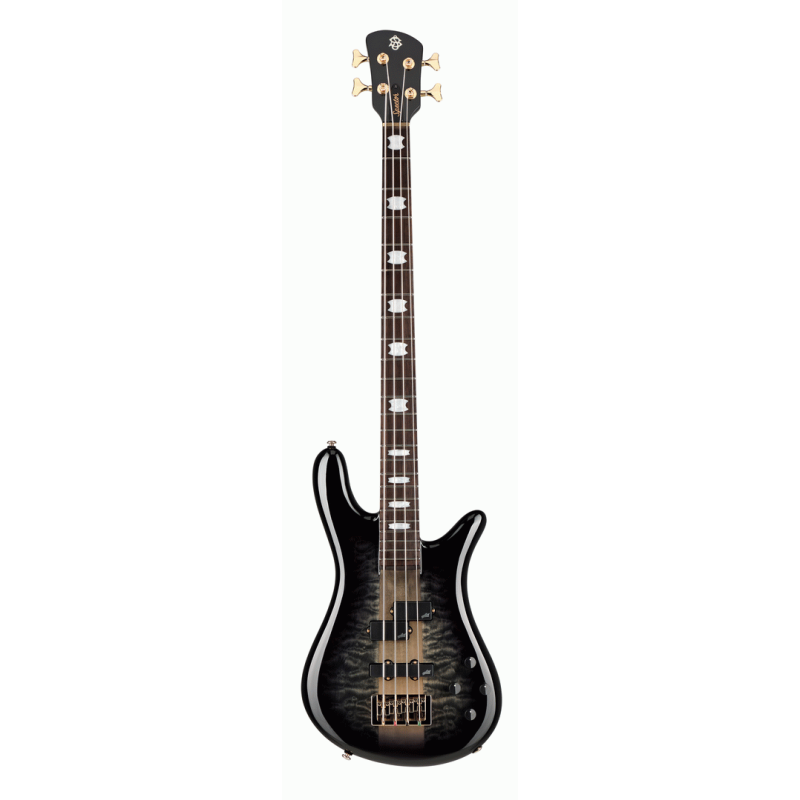 Spector Icon NS-2 Neck Through Electric Bass Guitar Black Stain