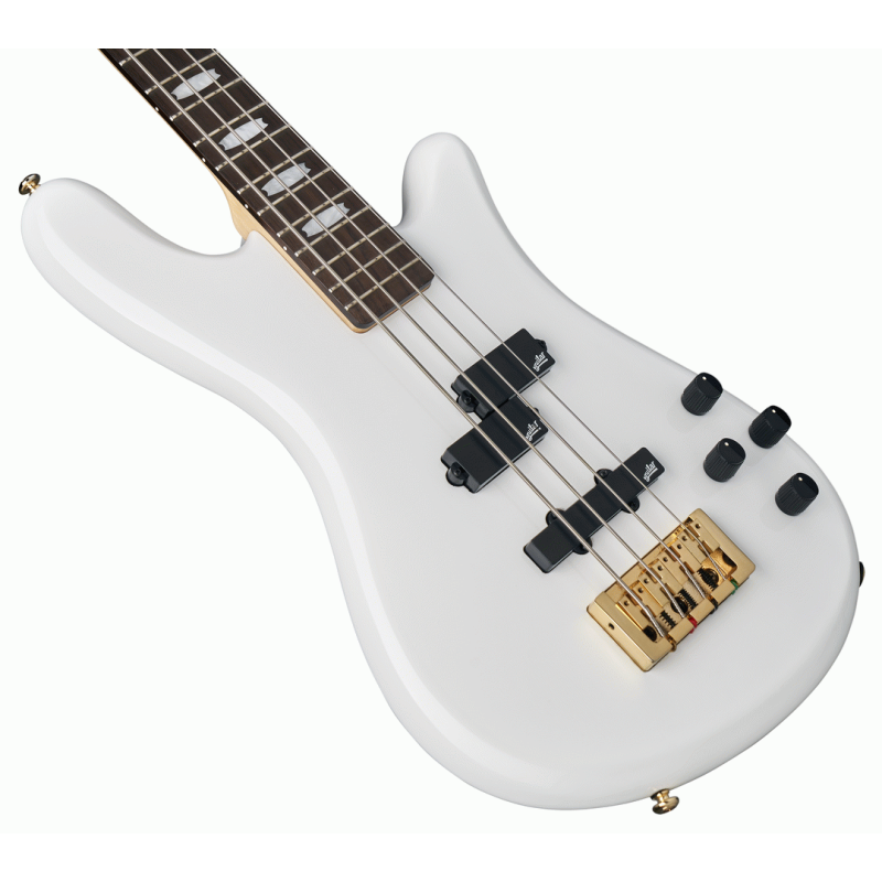 Spector NS Icon Bolt-On Series Bass Guitar - White Gloss — view 2