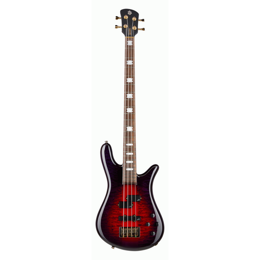 Spector Icon NS-2 Neck Through Electric Bass - Purple Cherry